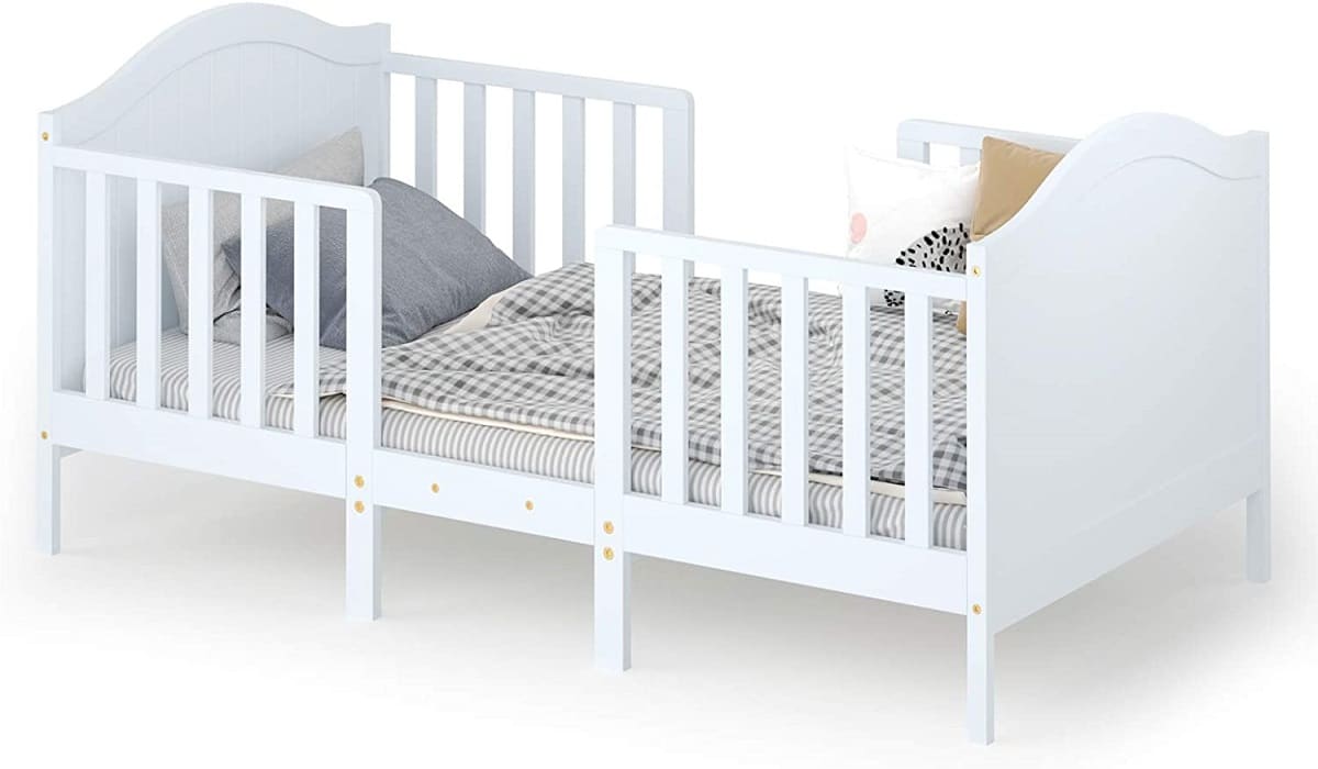 Costzon 2 in 1 Convertible Toddler Bed
