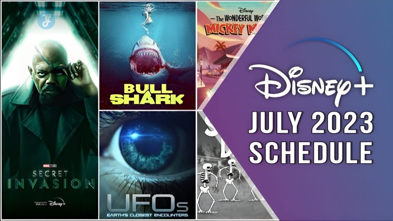 Disney plus July 2023 Schedule