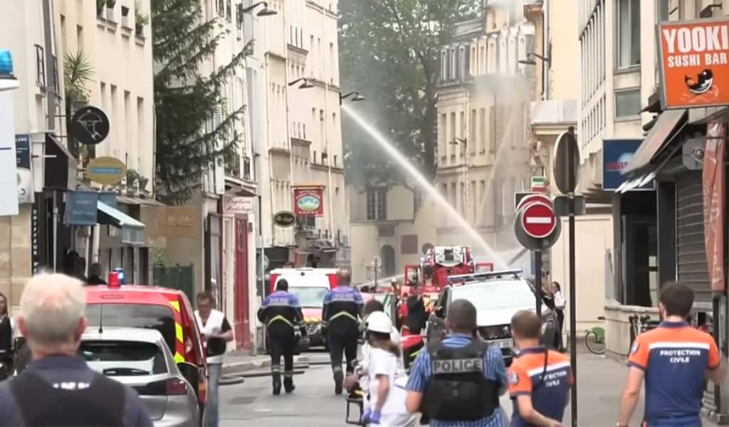 Gas Leak Causes Paris Explosion