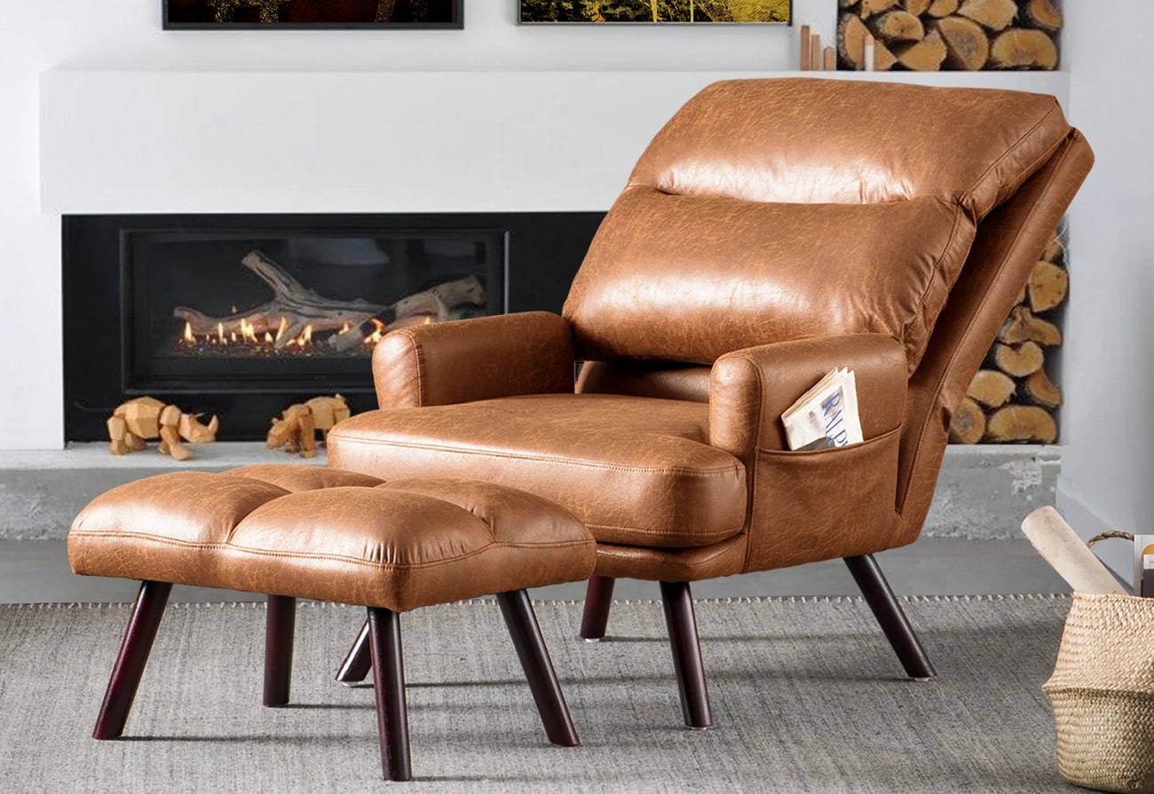 Hogle Lounge Chair and Ottoman