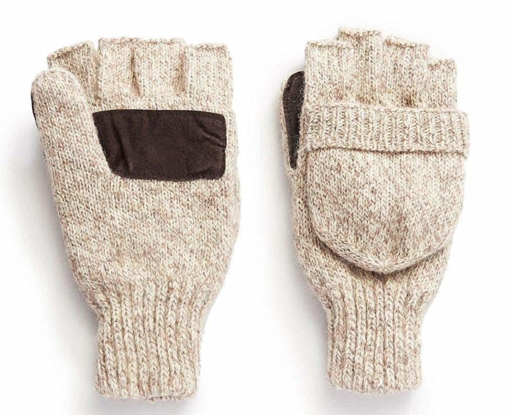 Hot Shot Rag Wool Pop Top Mittens