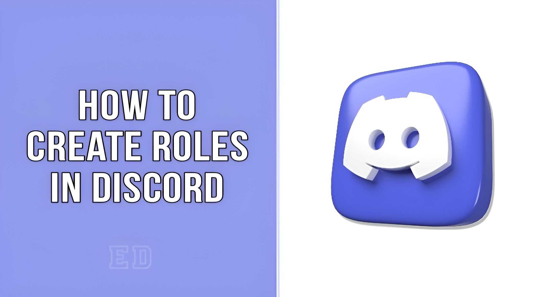how to create roles in discord