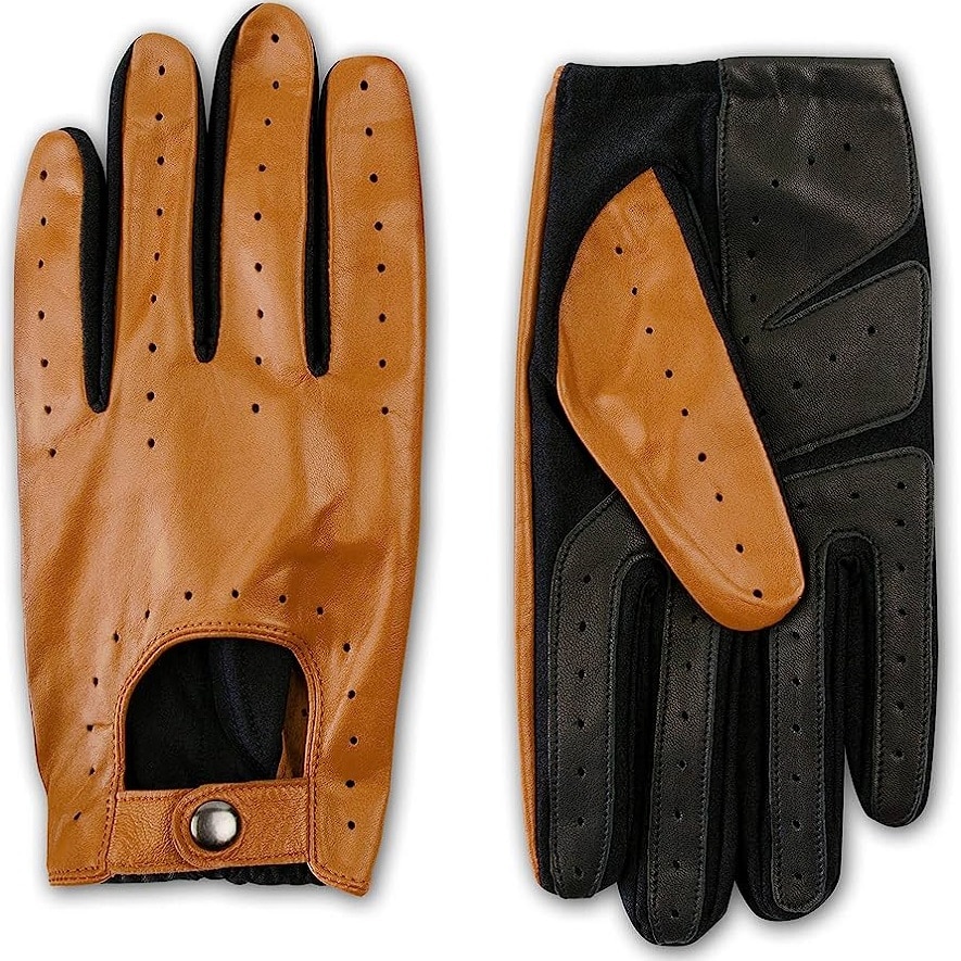 Mustang Gloves Classic Lambskin Leather Driving Gloves