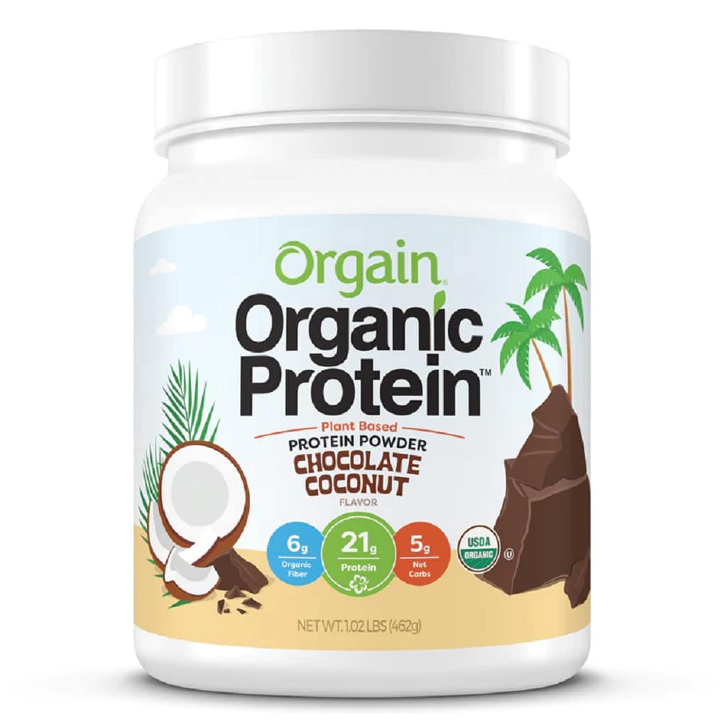 Orgain Organic Vegan Protein Powder, Chocolate Coconut