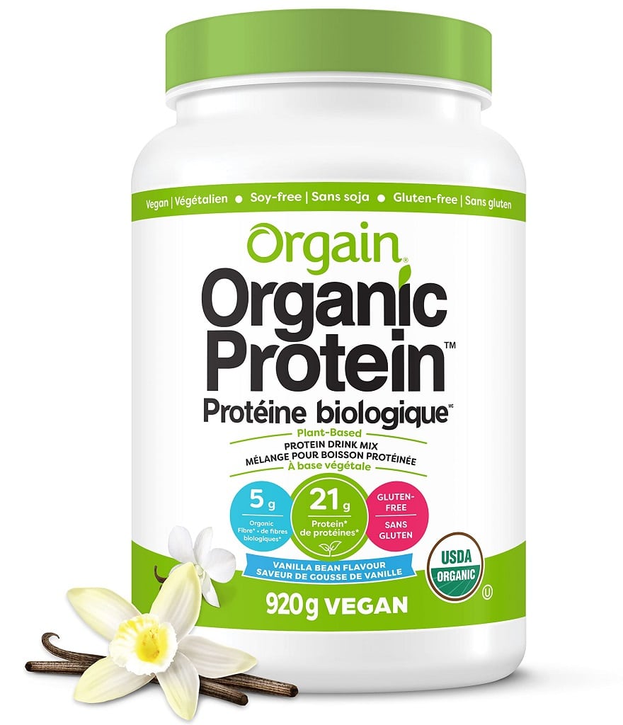 Orgain Organic Vegan Protein Powder, Vanilla Bean