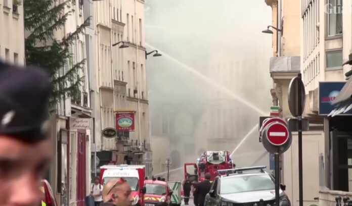 Suspected Gas Leak Causes Paris Explosion