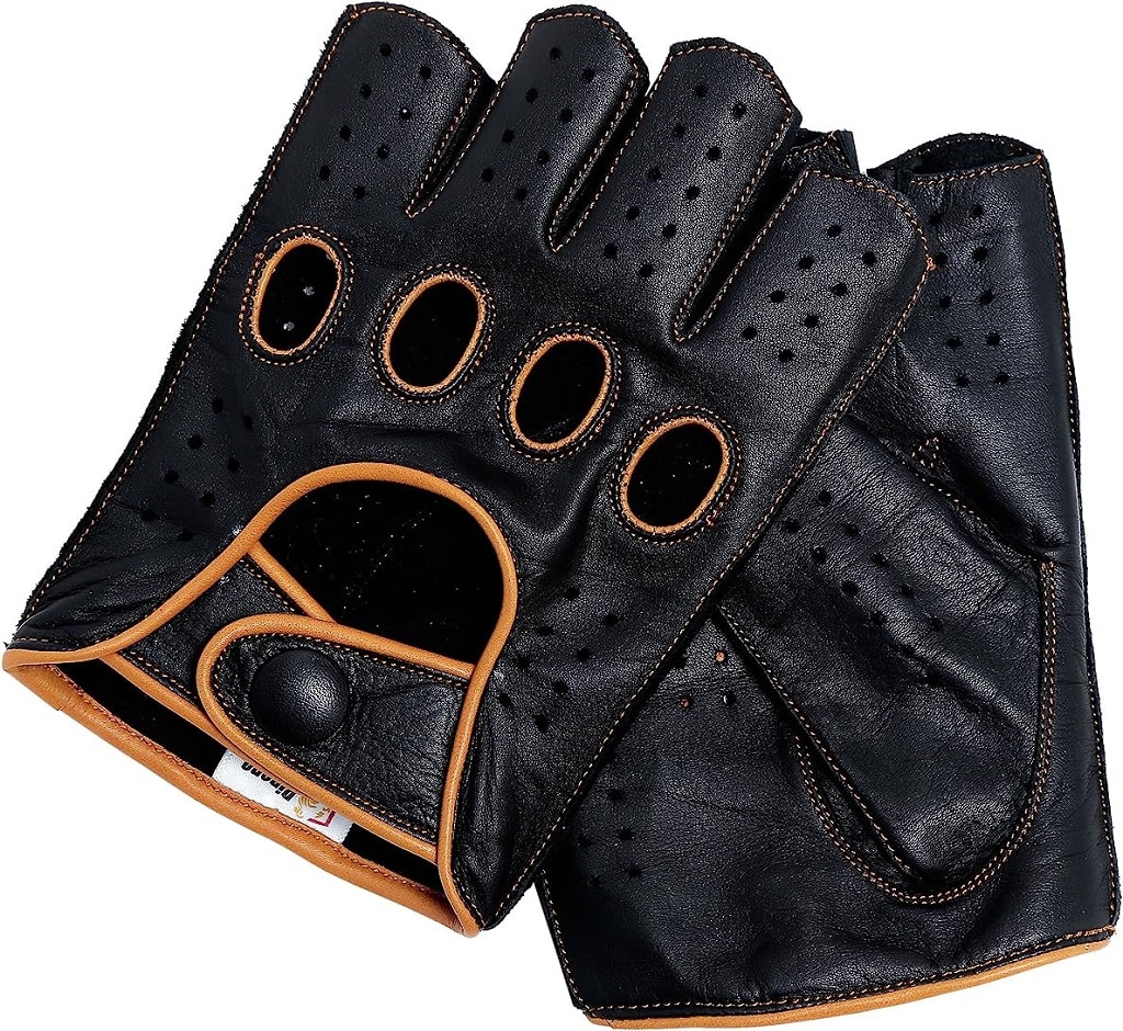 Riparo Fingerless Driving Gloves
