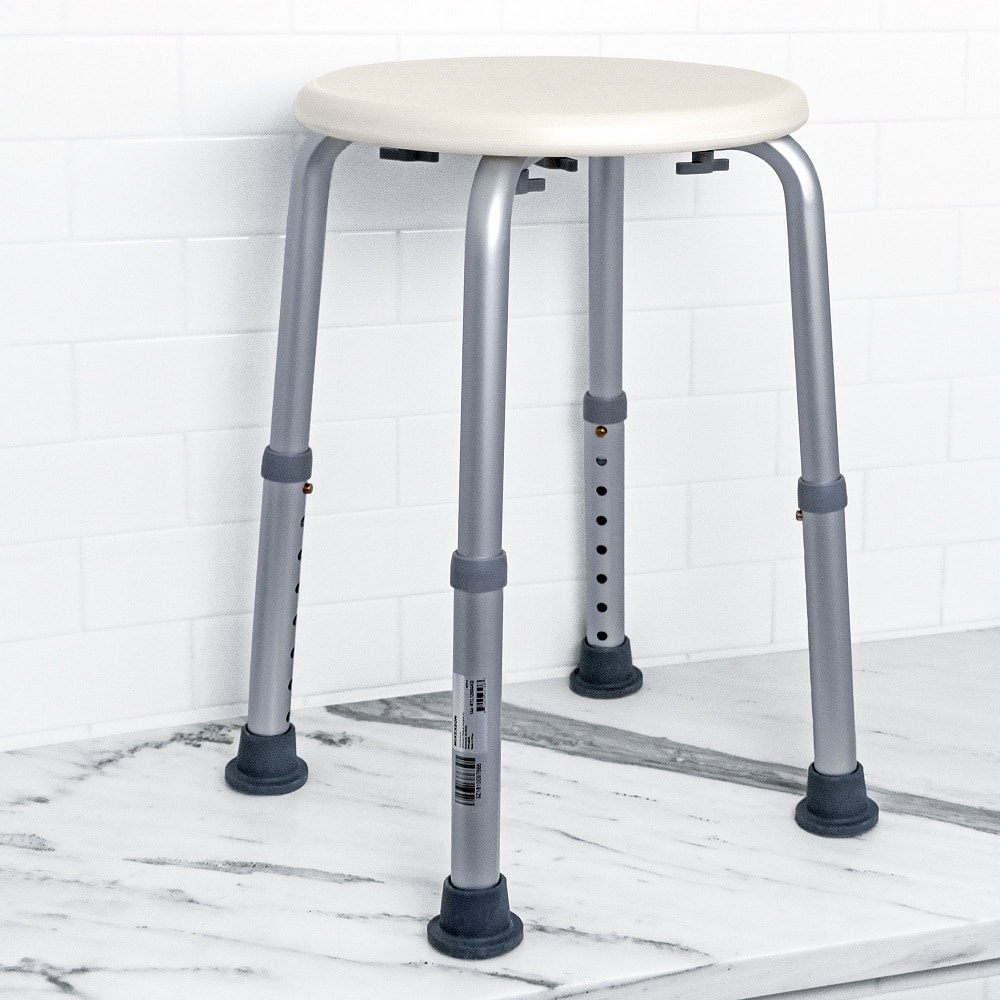 Shower Stool: McKesson Aluminum Shower Stool