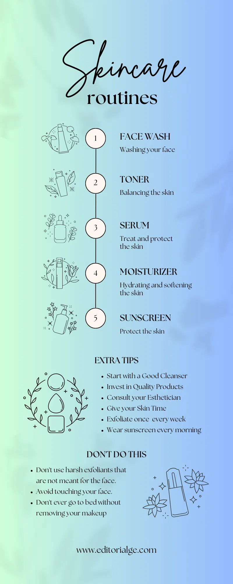 skincare routine