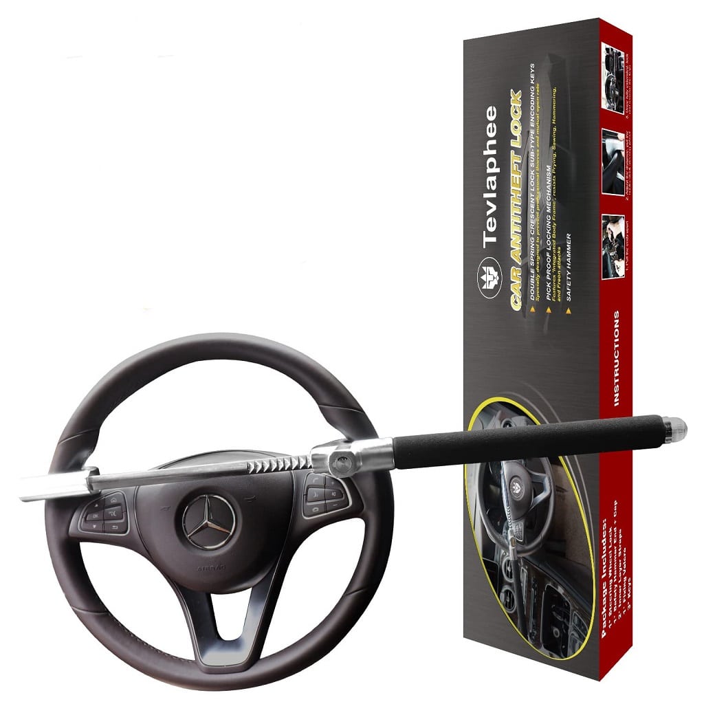Tevlaphee Steering Wheel Lock For Cars