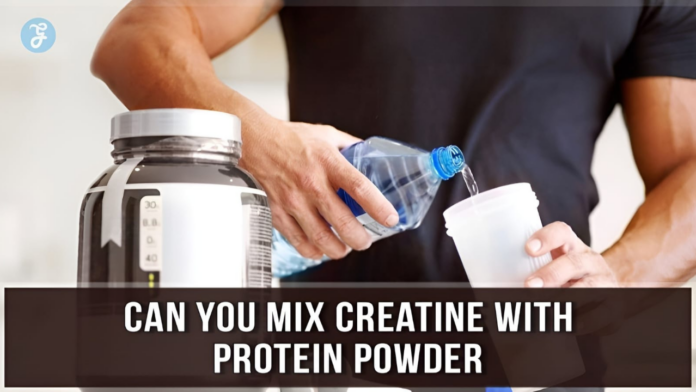 can you mix creatine with protein powder