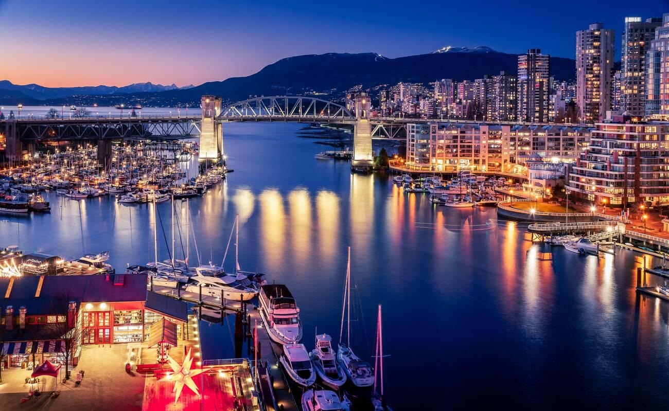 Vancouver False Creek view from Granville bridge