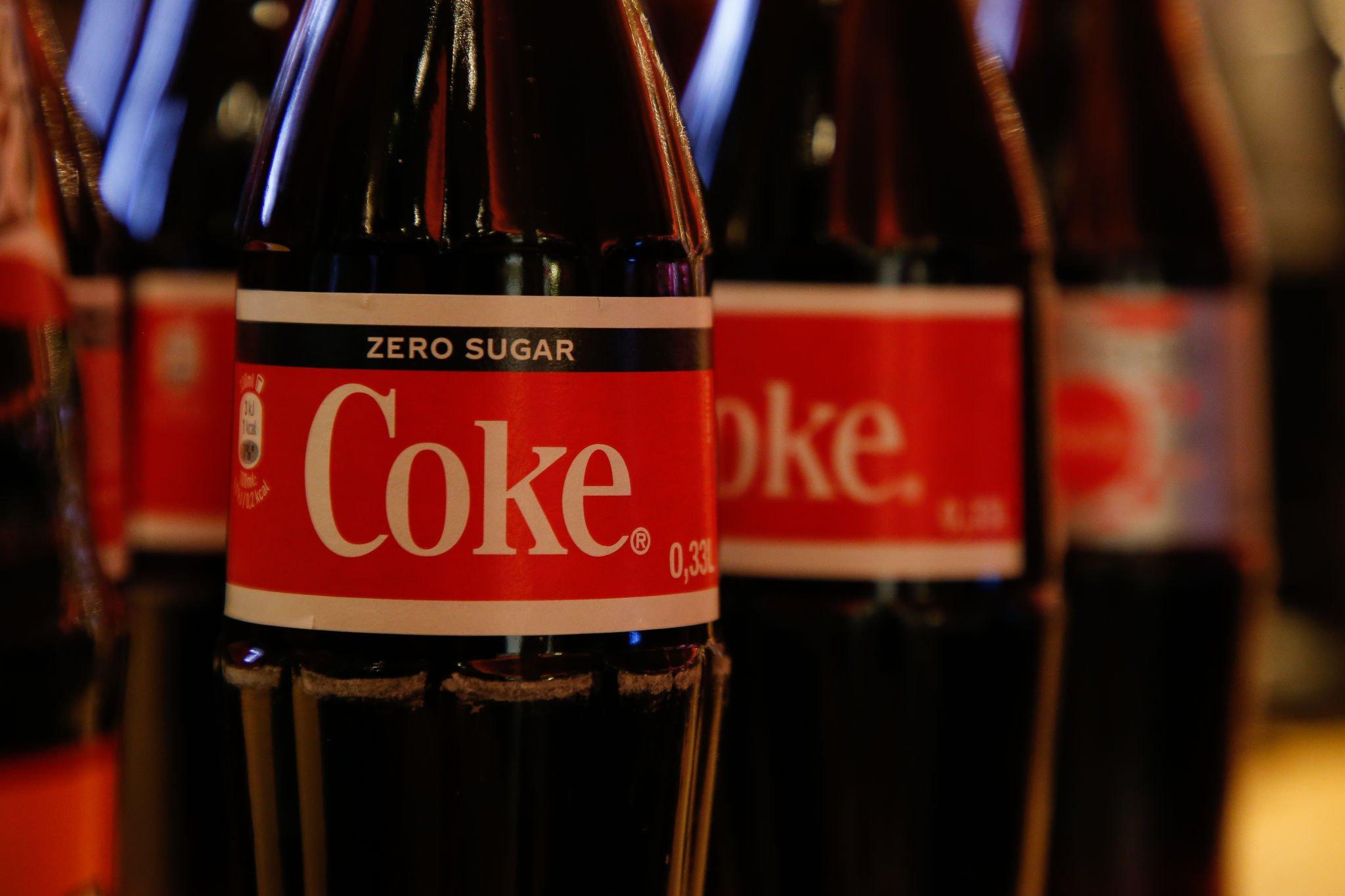 coke zero with zero sugar