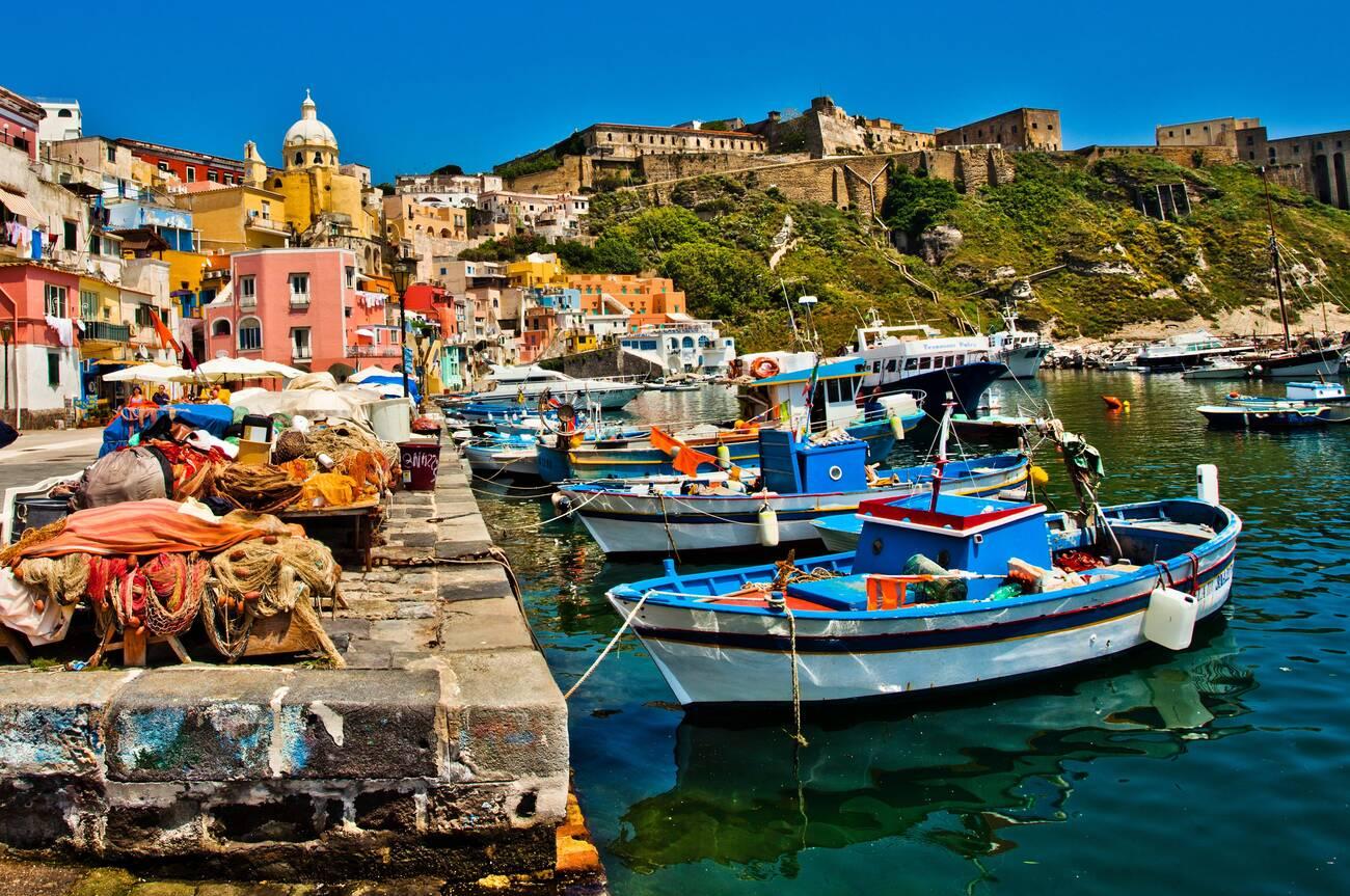 Procida, Phlegraean Islands, Gulf of Naples, Bay of Naples, Italy