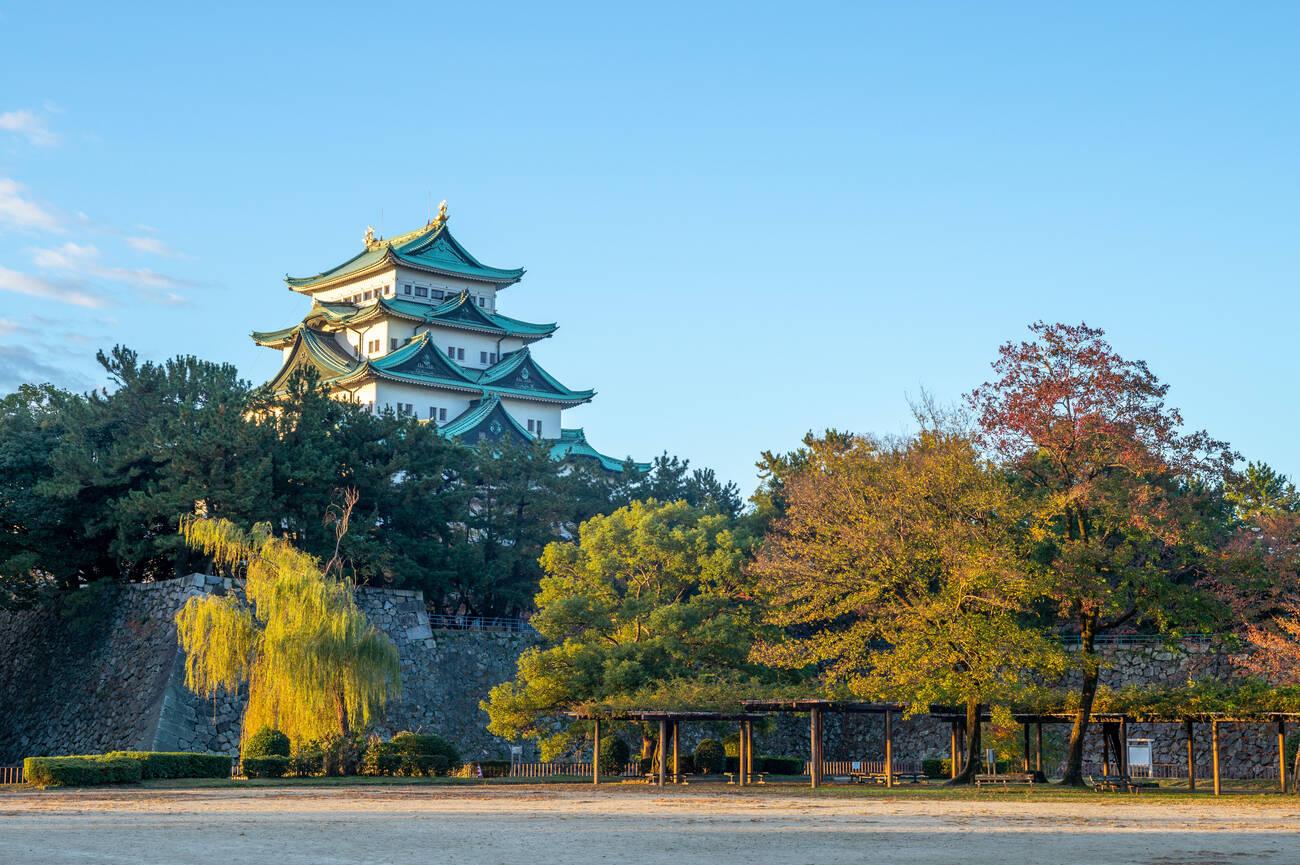 Nagoya Castle, a Japanese castle in Nagoya, Japan