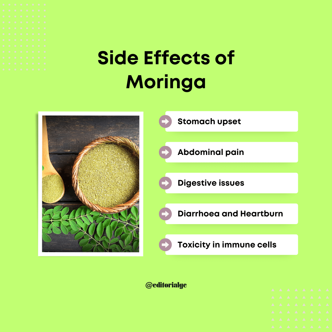 side effects of moringa