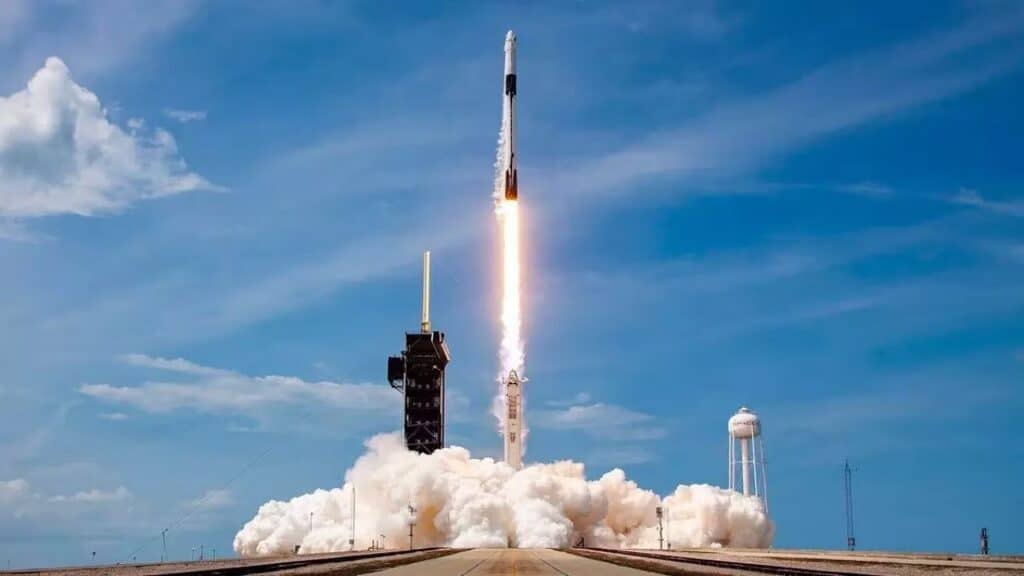 Elon Musk's SpaceX Falcon 9 Launch