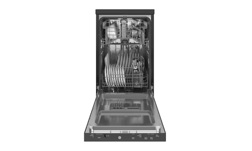 GE 18-in Freestanding Dishwasher (Stainless) ENERGY STAR, 52-dBA