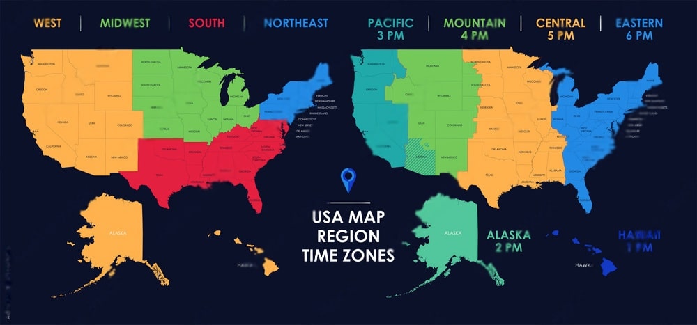 us time zones