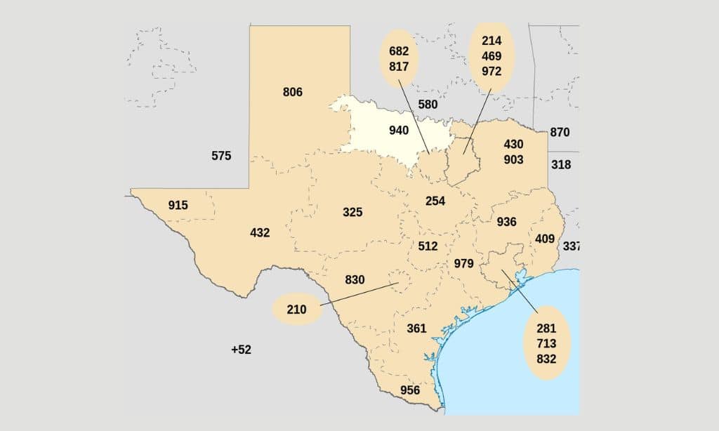 940 Area Code Map Vrogue co