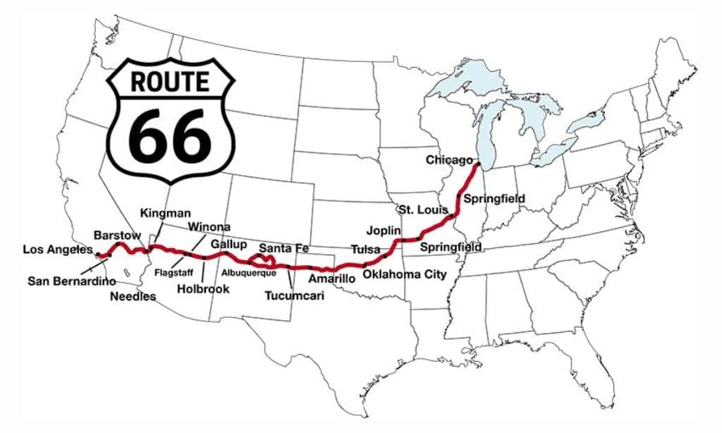 Route 66 Map: The Ultimate Road Trip Guide in 2024