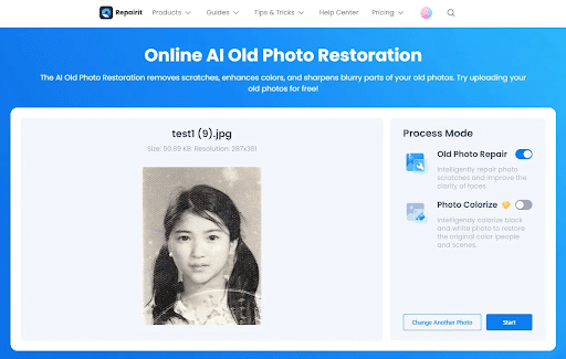 Old Photos Restoration Online Free