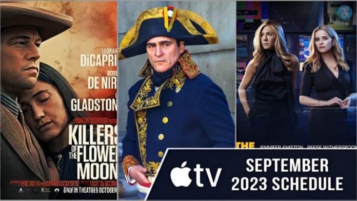 apple tv september 2023 schedule