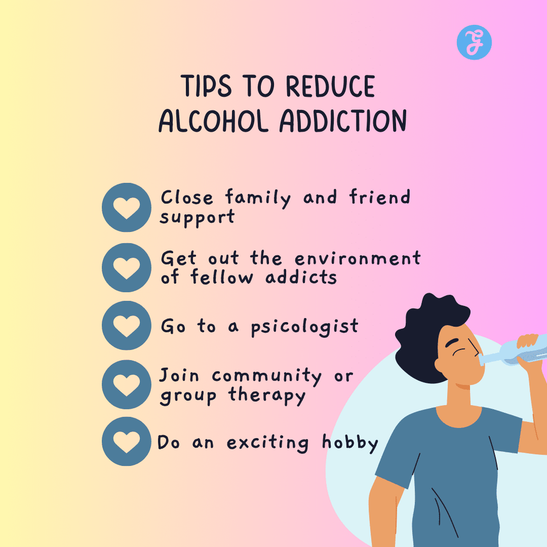 tips to reduce alcohol addiction