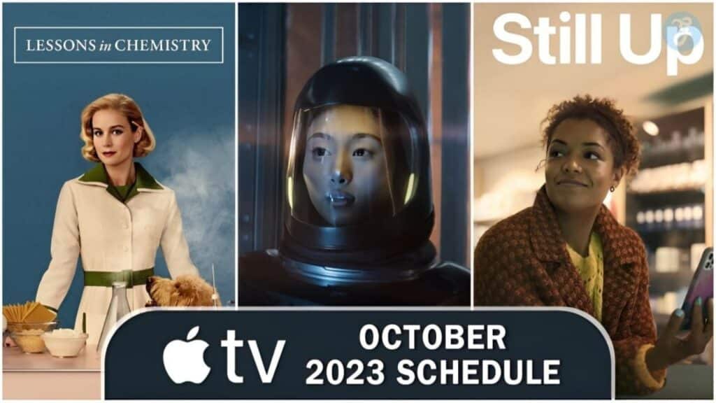 Apple tv October 2023 Schedule