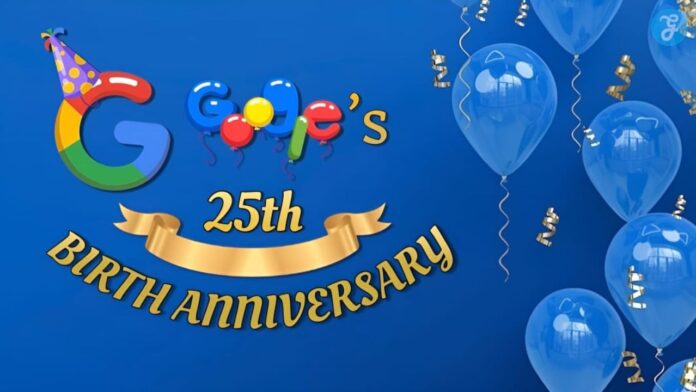 google 25th birth anniversary