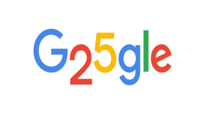 Google's Quirky 25th Birthday Doodle
