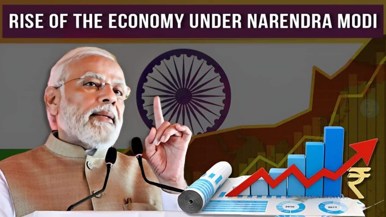 Rise in the economy under narendra modi