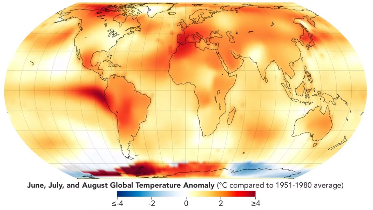 NASA Confirms Summer 2023 Hottest on Record