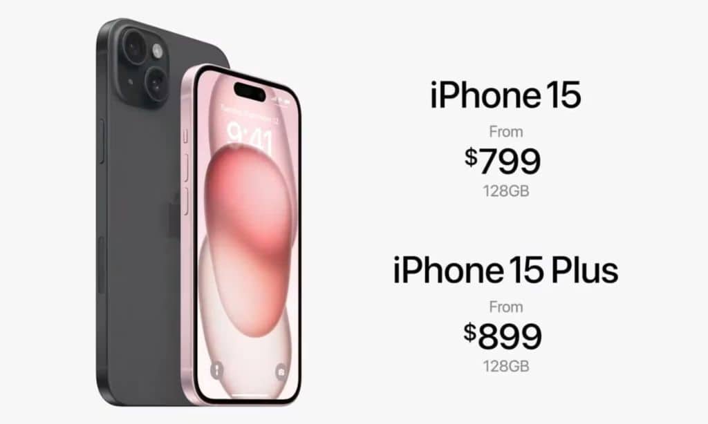 iPhone 15 and iPhone 15 Plus price