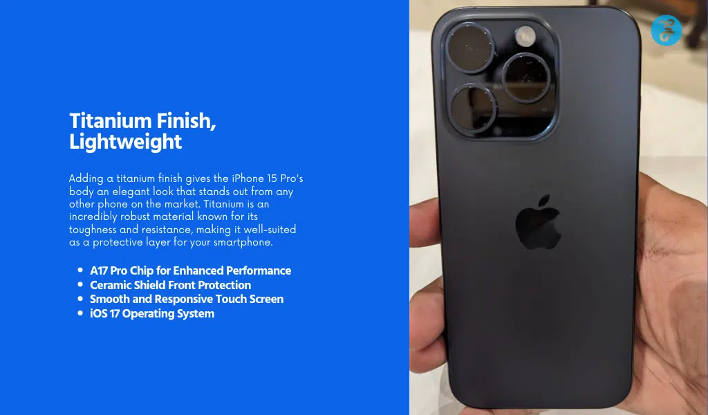 iphone 15 pro 256 GB features