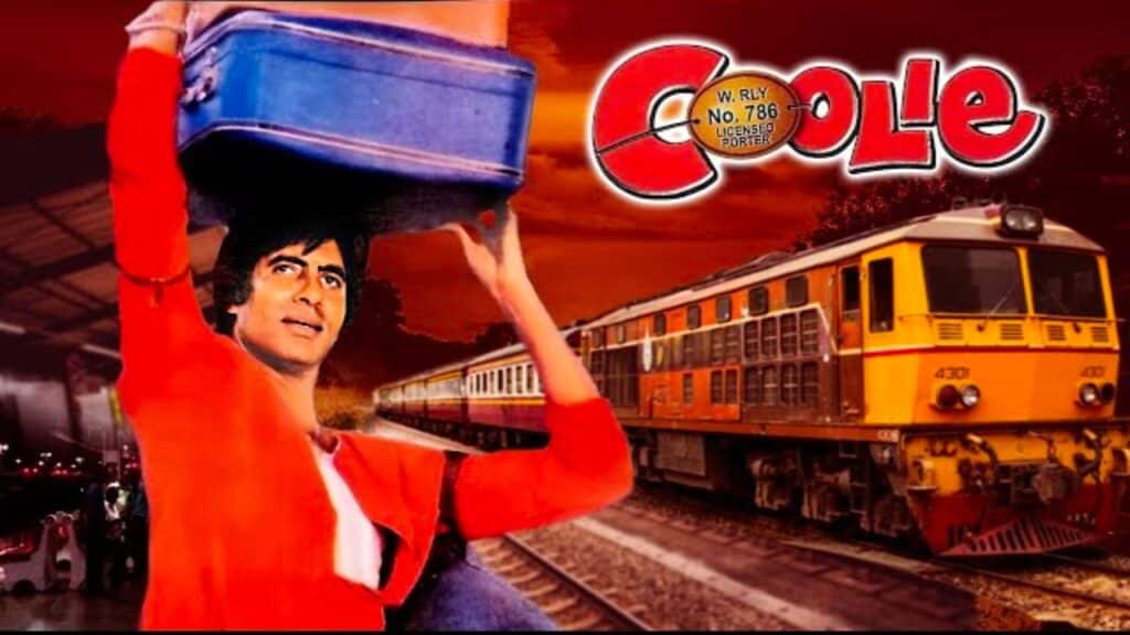 Amitabh Bachchan In Colie Movie Scene