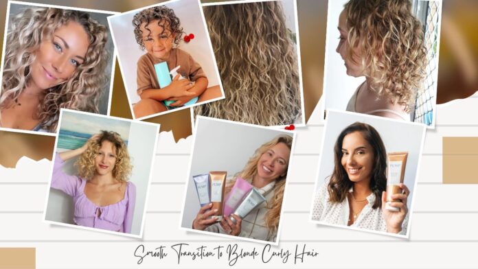 Transition to Blonde Curly Hair