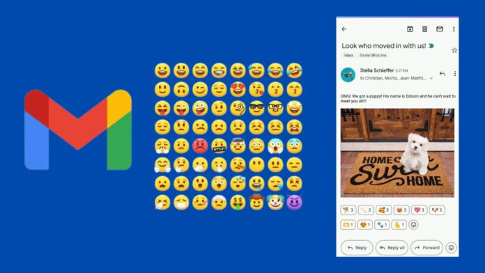 Google Adds Emoji Reactions to Gmail