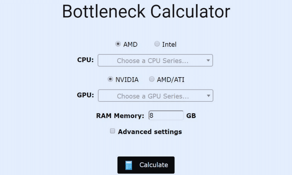 Understanding Bottleneck Calculator