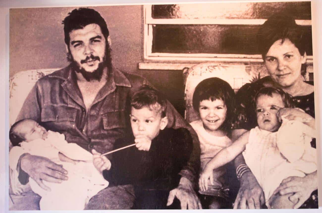 che guevara with family