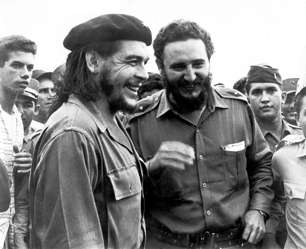 che guevara with fidel castro