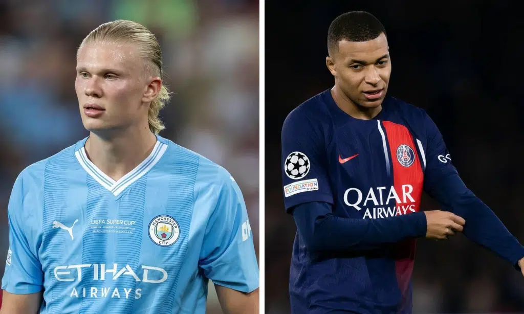 haaland and mbappe