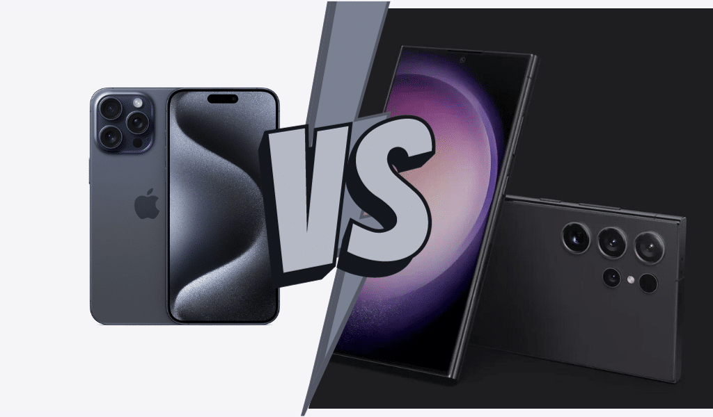 iphone 15 pro max vs galaxy s24 ultra comparison