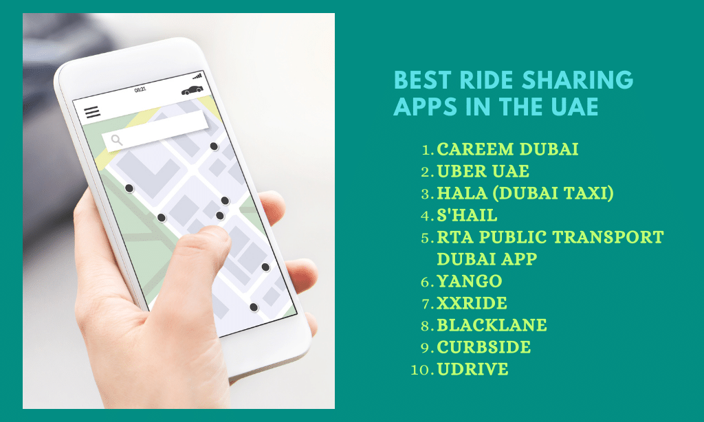 10 Ride Sharing Apps in the UAE