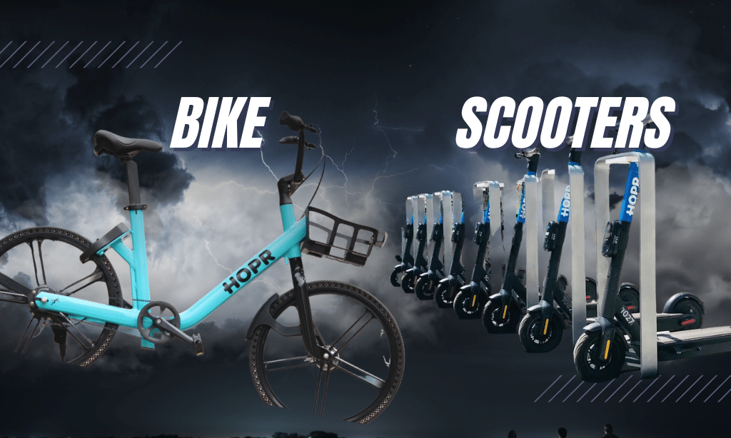 hopr bike and scooters