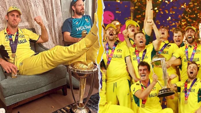 Mitchell Marsh Slammed for Disrespecting World Cup Trophy