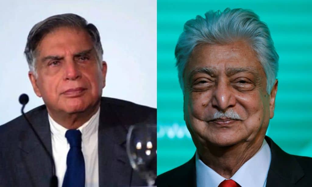 Ratan Tata and Azim Premji