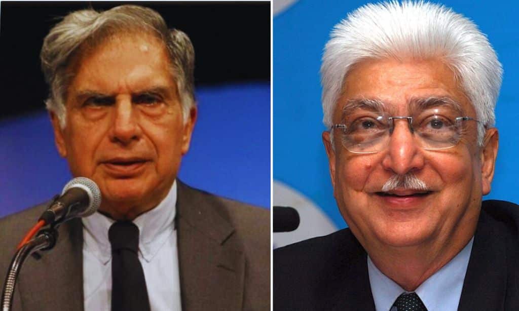 Ratan Tata and Azim Premji