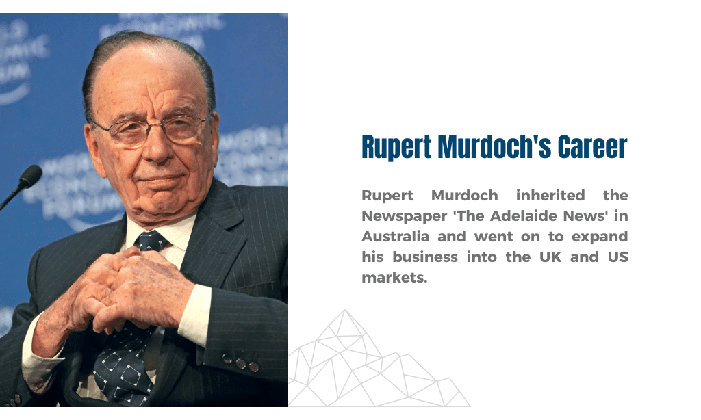 Rupert Murdoch's Career