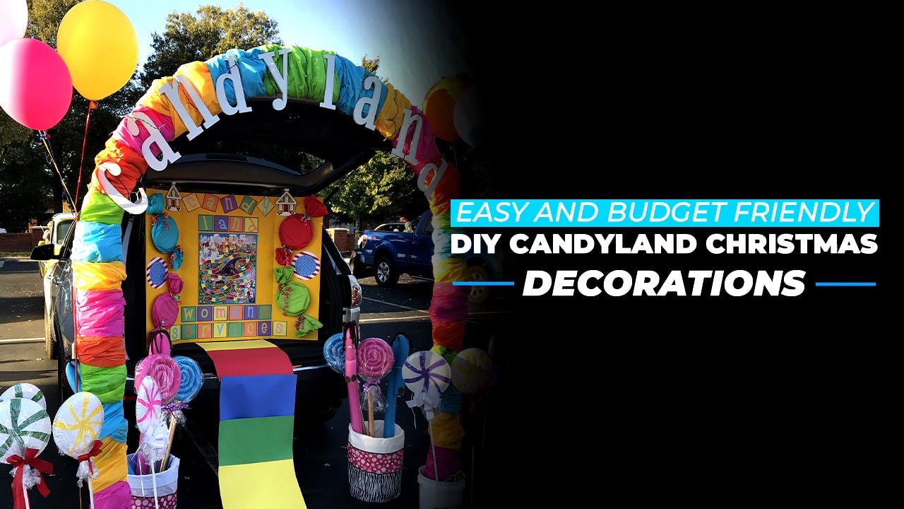 outdoor diy candyland christmas decorations